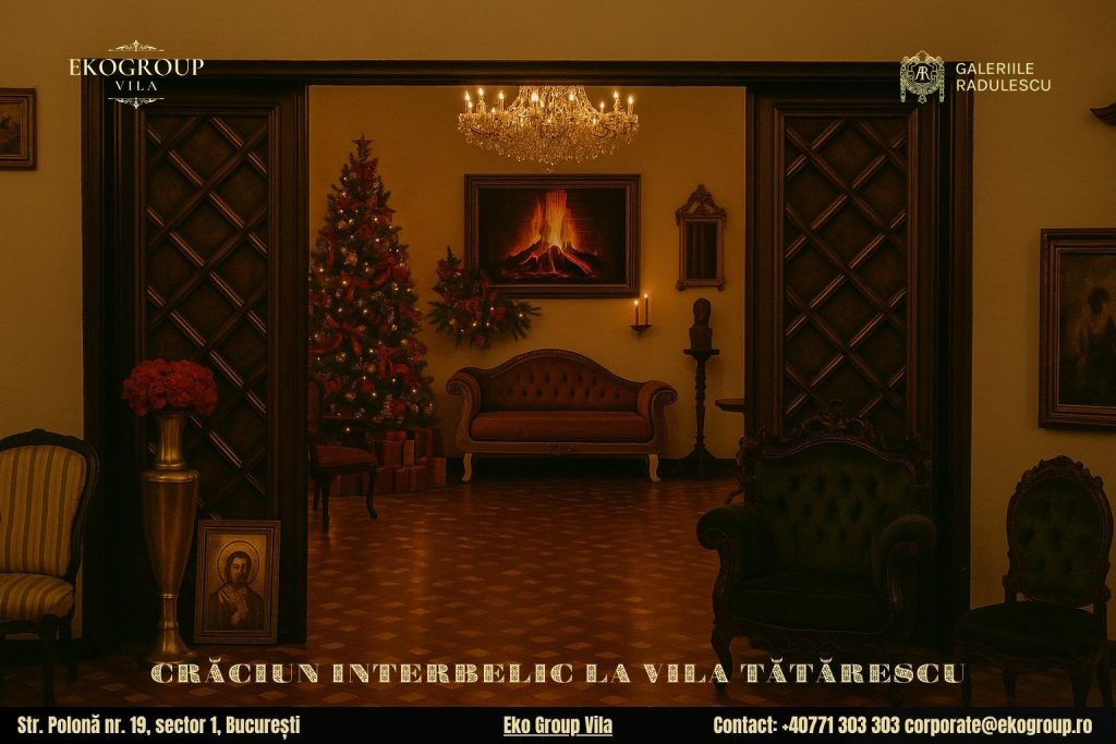 Decoratiuni de Craciun care evocă farmecul anilor ’30 – o experiență unică la Eko Group Vila